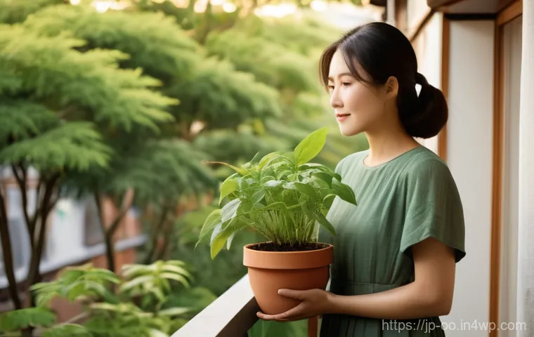퇴비화 시스템의 글로벌 트렌드 - **Prompt:** A warm and inviting scene featuring a Japanese family – a mother and her two children, a...