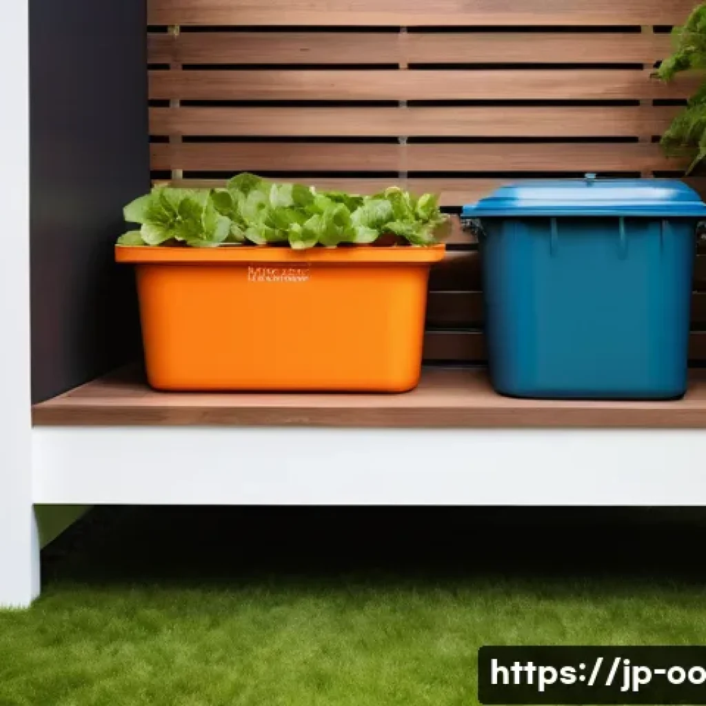 퇴비화 시스템 유지 관리 팁 - **Prompt 1: Diverse Composting Solutions for Modern Lifestyles**
    "A cozy, brightly lit scene sho...