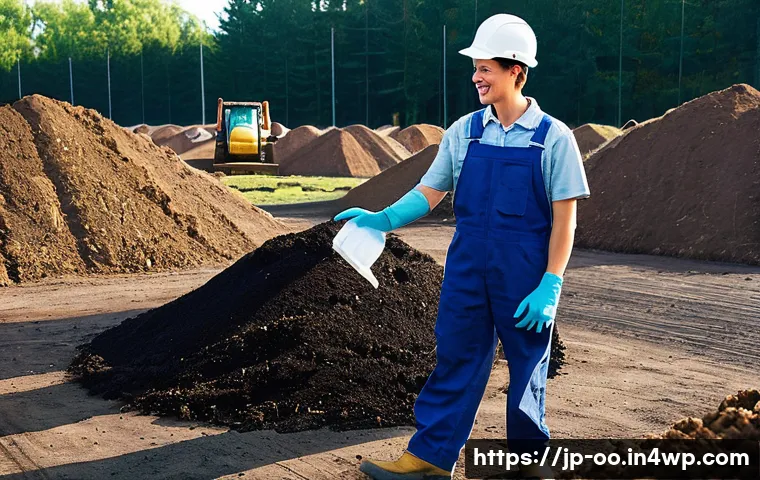 퇴비화 시스템 운영에 필요한 인력 관리 - On-the-Job Training at a Sustainable Composting Facility**
A vibrant and realistic scene at a modern...